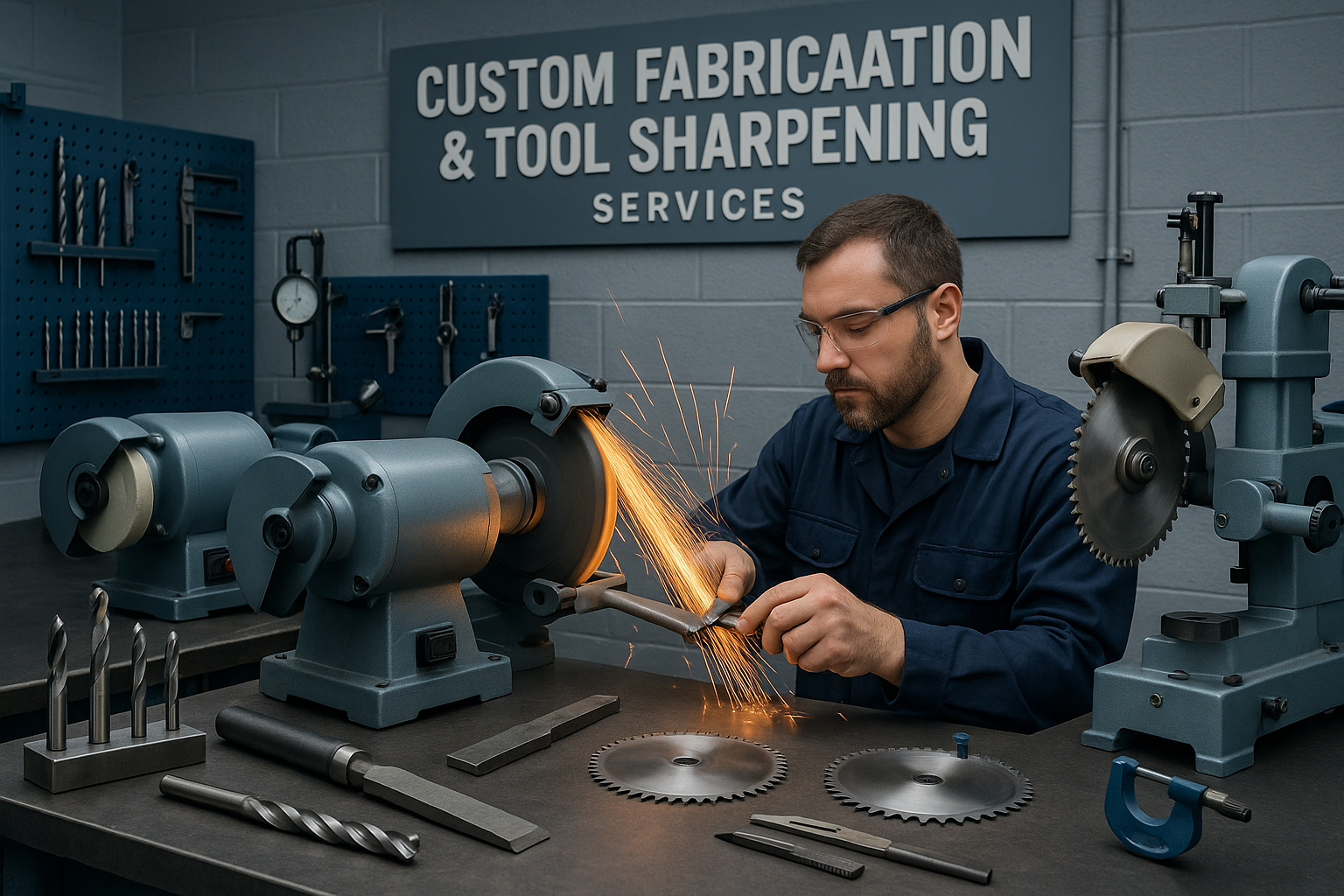 Custom Fabrication - Tool Sharpening Services